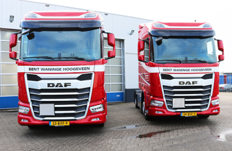 Twee prachtige DAF XG's voor Sent Waninge Transport